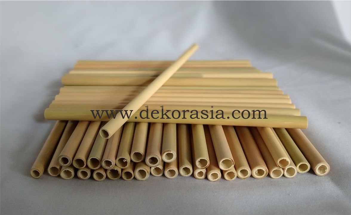 ORGANIC BAMBOO DRINKING STRAWS | REUSABLE | Bamboo Straws - 100% Natural